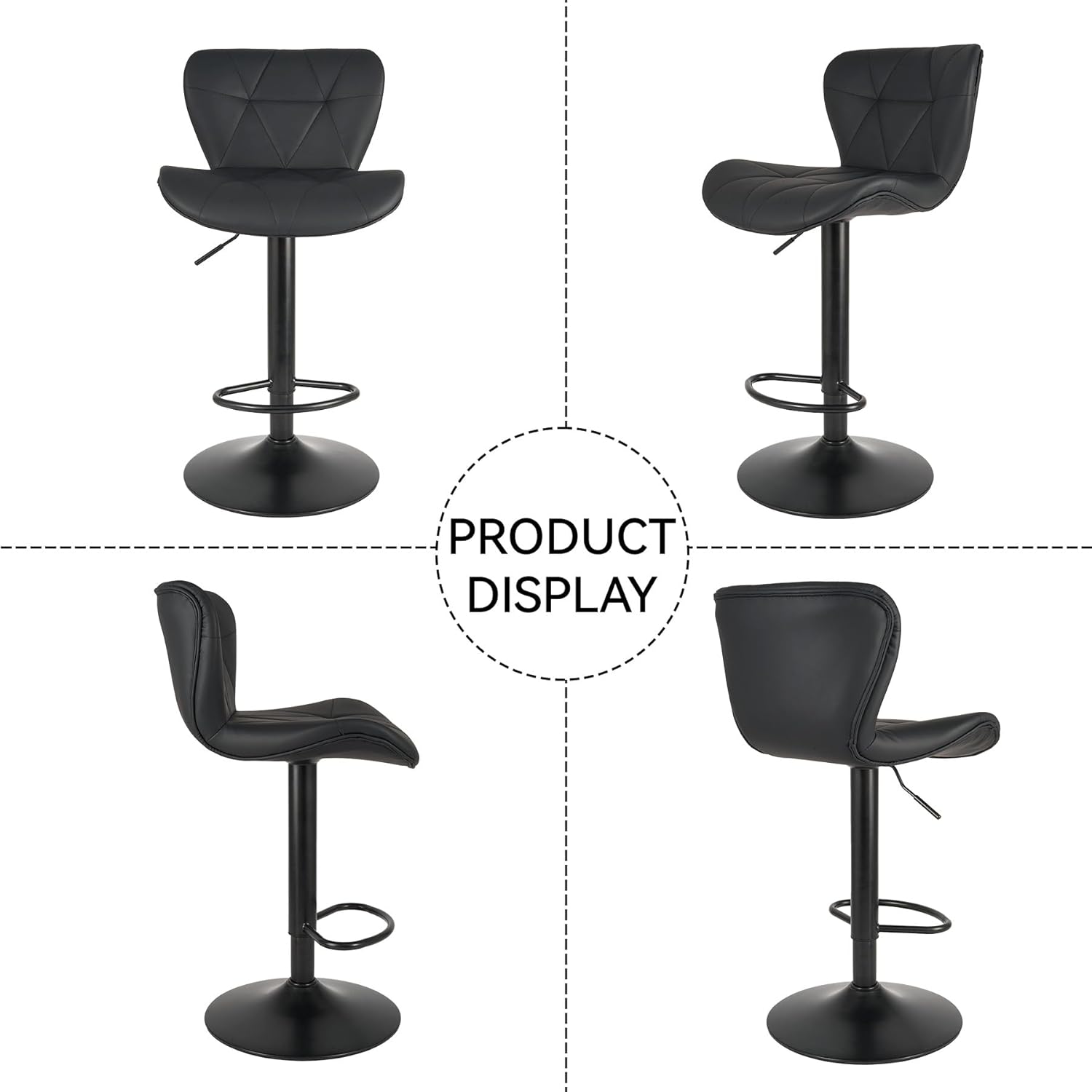 Nalupatio Modern Bar Stools Set of 2