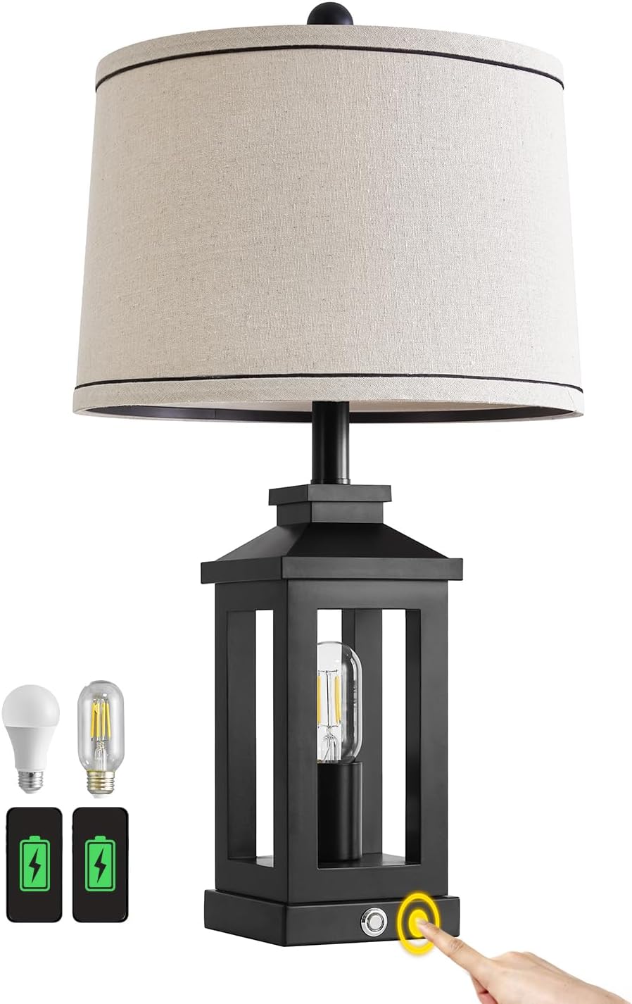 Retro Farmhouse Table Lamp