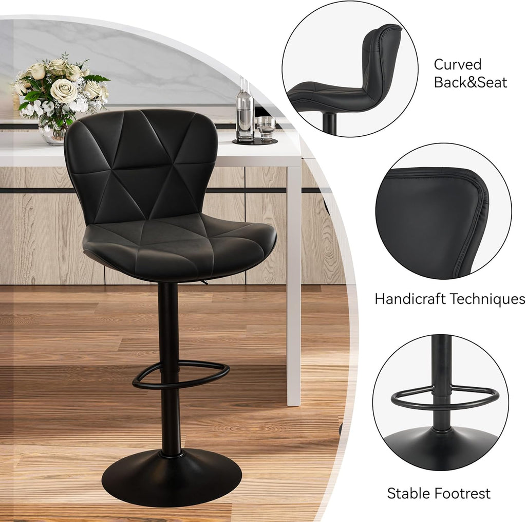 Nalupatio Modern Bar Stools Set of 2