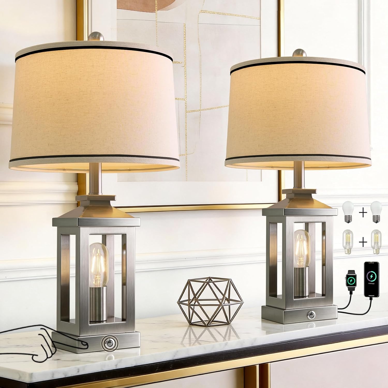 Retro Farmhouse Table Lamp