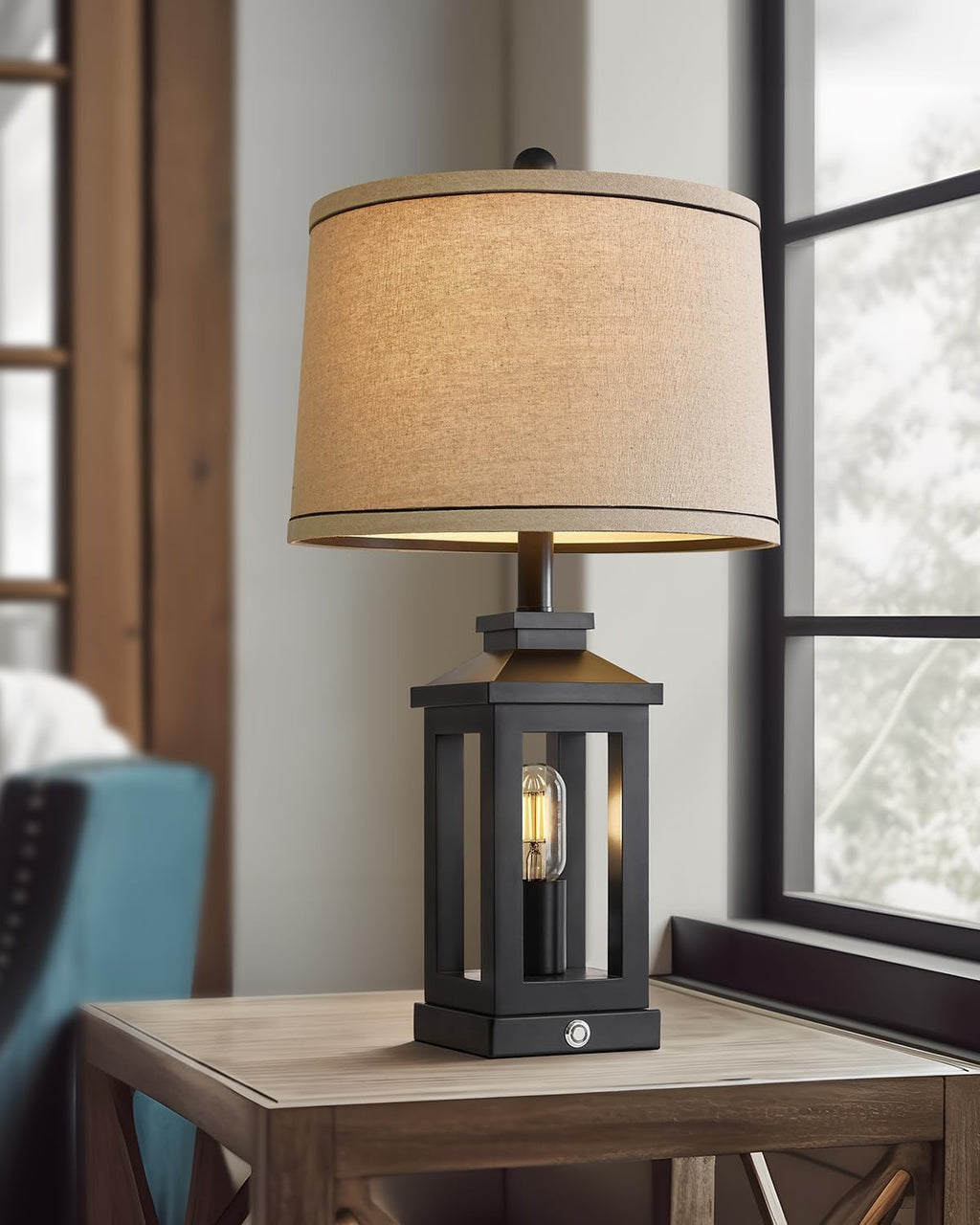 Retro Farmhouse Table Lamp