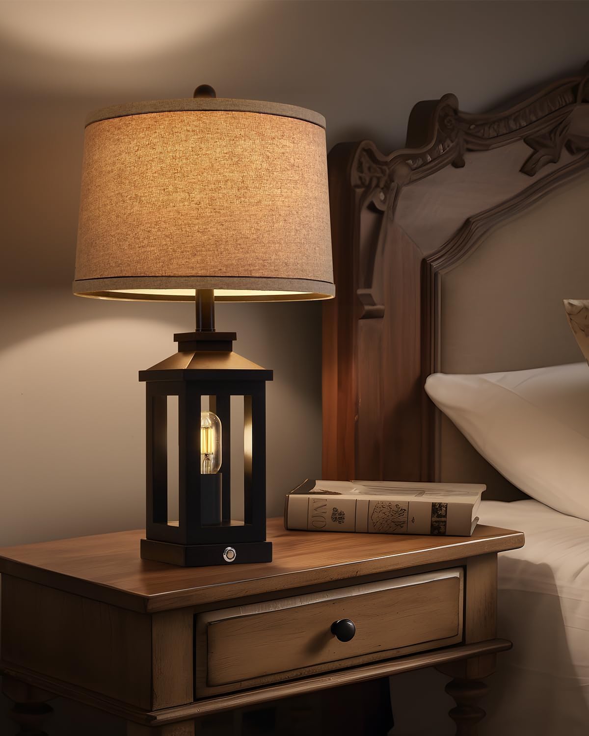 Retro Farmhouse Table Lamp