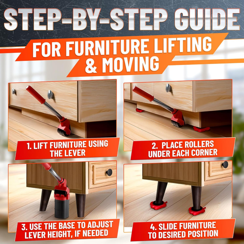 Heavy Furniture Movers with Wheels