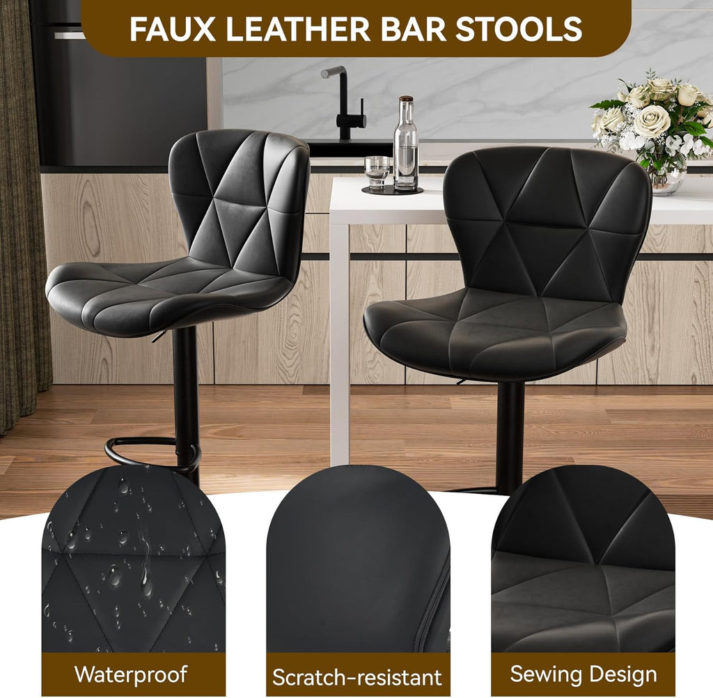 Nalupatio Modern Bar Stools Set of 2
