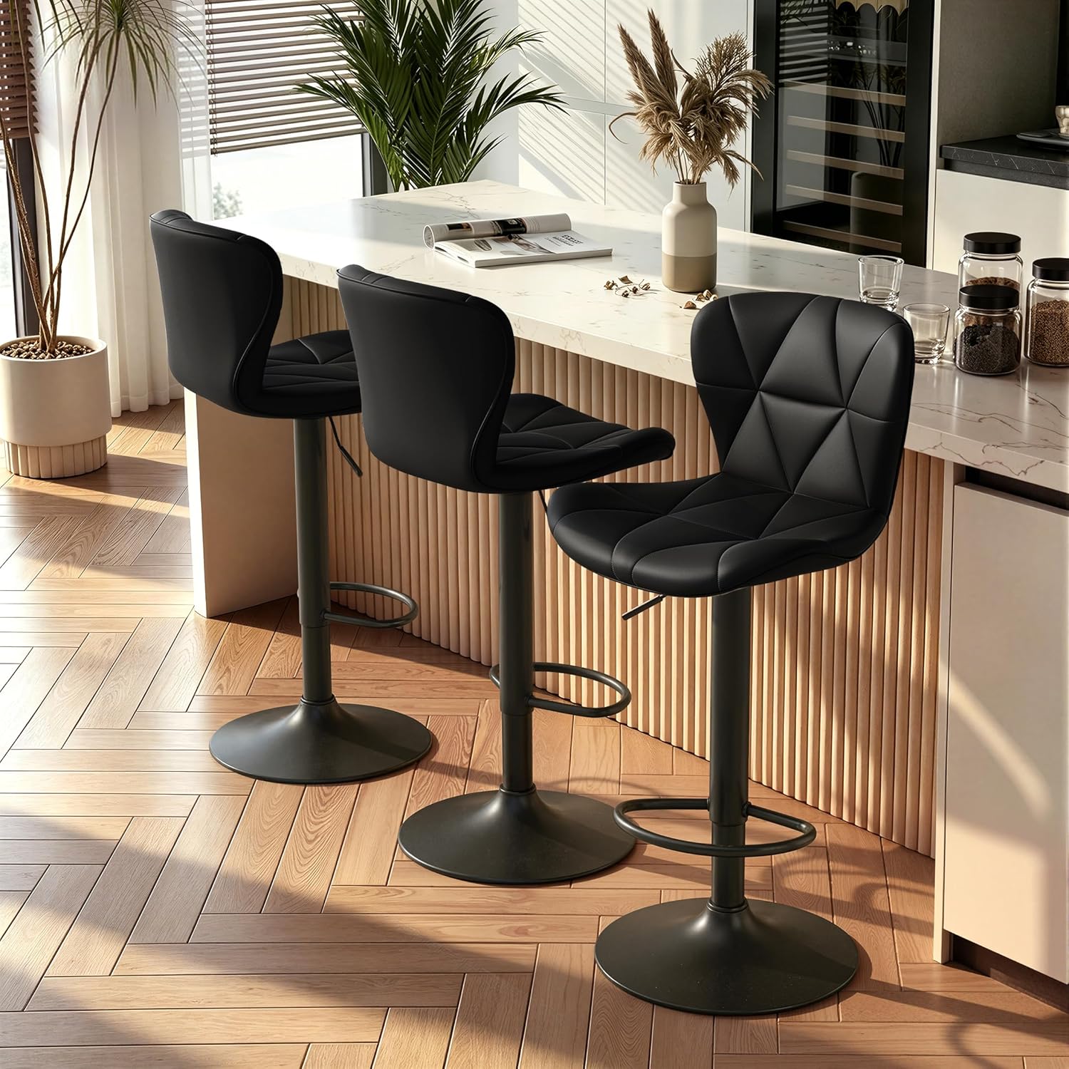 Nalupatio Modern Bar Stools Set of 2